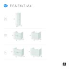 Пенал для ванной Sensea Essential 30x116x32 см цвет белый