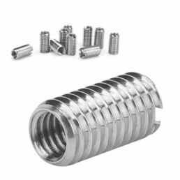 Резьбовые вставки M6x1.0 и M8x1.25 для восстановления резьбы, набор из 10 штук, высококачественная нержавеющая сталь, универсальное применение