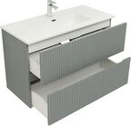 Мебель для ванной комнаты Aquanet Джейн 100 см 00313320 подвесная, мисти грин