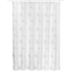 Штора для ванной Bath Plus Charme Red Fan Art 180x180 см полиэстер цвет белый