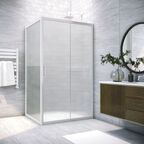 Душевой уголок Vegas-Glass 140x75 ZP+ZPV NOVO h2000 140*75 01 Moru профиль белый, стекло Moru