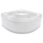 Душевая кабина River Nara Light Б/К 90х90 10000003576 без крыши, стекло матовое, профиль матовый хром