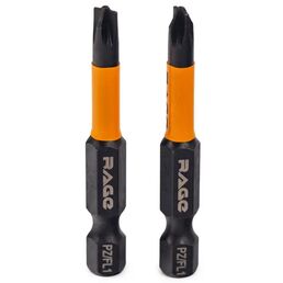 Бита магнитная Rage 554138 PZ/FL1 x50 мм, 2 шт.