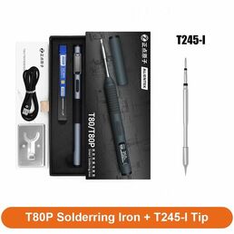 ALIENTEK T80 T80P Портативный электрический паяльник, T80P and T245-I Tip