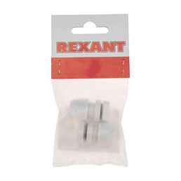 Сальник Rexant MG 12 для кабеля диаметром 4,6-7,6 мм IP68 пластиковый серый (2 шт.) (07-8112-02 / 07-8112-2)