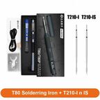 ALIENTEK T80 T80P Портативный электрический паяльник, T80 and T210-I n IS