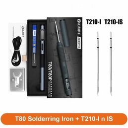 ALIENTEK T80 T80P Портативный электрический паяльник, T80 and T210-I n IS