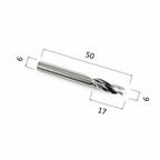 Фреза DJTOL N1LQX617 спиральная однозаходная сферическая (по дереву, пластику)