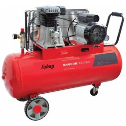 Компрессор воздушный ременной FUBAG B4000B/100 СМ3 400 л/мин, ресивер 100 л, 10 бар, 230 В
