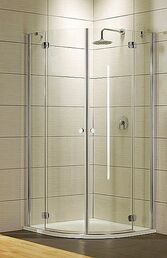 Душевой уголок Radaway Torrenta PDD 100x100 31620-01-01N стекло прозрачное, профиль хром, без поддона