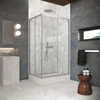 Душевой уголок Vegas-Glass ZA-F Protec 85x80 ZA-F Protec h1900 85*80 07 crystalvision профиль матовый хром, стекло crystalvisio