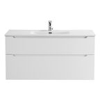 Мебель для ванной комнаты BelBagno Etna-H60 120 см подвесная, Bianco Lucido