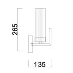 Бра Freya Adeline E14 40 Вт 220-240 В бронза IP20 (FR5214WL-01BS)