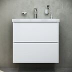 Тумба с раковиной Am.Pm Gem 60 см M90FHX06022WG подвесная белая