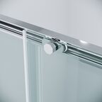 Душевой уголок Grossman Style 120x90 120.K33.05.1290.10.00 без поддона, стекло прозрачное, профиль хром