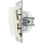 Выключатель встраиваемый Systeme Electric Glossa 2 клавиши цвет бежевый