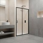 Душевая дверь RGW Passage PA-14B 150x195 профиль чёрный, стекло прозрачное 41081415-14
