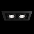 Светильник встраиваемый GU10 черный 100 Вт IP20 Maytoni Metal Modern ДВО (DL008-2-02-B)