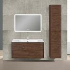 Мебель для ванной комнаты Vincea Paola 100 см R.Wood (темное дерево) подвесная 2 ящика