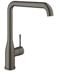 Смеситель для мойки GROHE Essence New, L-излив, тёмный графит матовый (30269AL0)