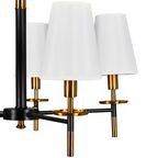 Люстра подвесная Arte Lamp Riccardo 5 ламп цвет черный