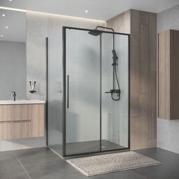 Душевой уголок Niagara Nova 130x90 NG-34-13AGR-A90GR-34 стекло прозрачное, профиль графит матовый