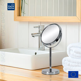 Косметическое зеркало Kleine Wolke Base Mirror Silber, 17х12x33 см