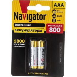 Аккумулятор Navigator NHR-800-HR03-BP2 94461