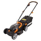 Газонокосилка аккумуляторная Worx WP770E 40 В 34 см 2x2.5 Ач АКБ и ЗУ входит в комплект