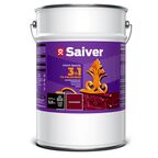 Грунт-эмаль по ржавчине 3 в 1 Saiver гладкая цвет вишневый 5.0 кг