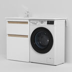 Раковина на стиральную машину Am.Pm X-Joy M85AWPL1201WG 120 левая, белый глянец