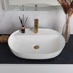 Раковина накладная BelBagno BB1346 61 см белая