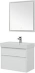 Комплект мебели Aquanet Nova Lite 76 см подвесной (тумба с раковиной и зеркалом)
