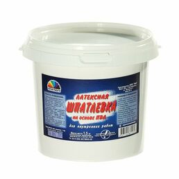 Шпаклевка латексная на основе ПВА 1,5 КГ (8) "радуга"