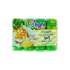 Мыло туалетное с увлажняющим кремом PROLIGHT 1+1 Сливочно-ананасовое, 4Х80 гр.