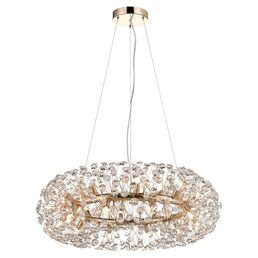Большая подвесная люстра IP21 Lussole Loft Alaska LSP-8338 кольцо