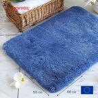 Коврик для ванной 55x65см Spirella Highland, голубой
