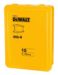 Набор сверл DEWALT DT5913 по металлу, 1-10 мм, 19 шт. (DT5913-QZ)