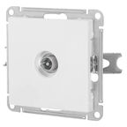 ТВ-розетка встраиваемая Systeme Electric W59, цвет белый