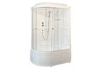 Душевая кабина Royal Bath 120х80 RB 8120BK1-T R стекло прозрачное, профиль белый