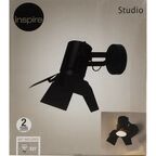 Настенный светильник Inspire Studio цвет чёрный металлик