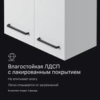 Комплект фасадов для пенала подвесного AM.PM Force M9FFCF0602WM 70x30 см влагостойкая ЛДСП цвет белый 2 шт