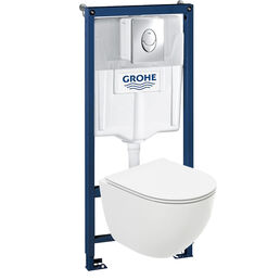 Комплект Grohe Rapid SL 39188001 подвесной унитаз + инсталляция + кнопка смыва