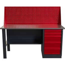 Слесарный однотумбовый верстак IRONMEBEL worky WK-5 M-IM00148K