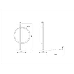 Светильник настольный ARTE LAMP A3913LT-10BK