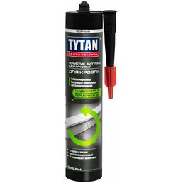 Герметик Tytan Professional битумно-каучуковый для кровли 310 мл. черный 1 шт. 310 гр
