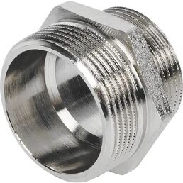 Ниппель переходной Stout 1 1/4"x1 1/2" НР никелированная латунь SFT-0004-112114