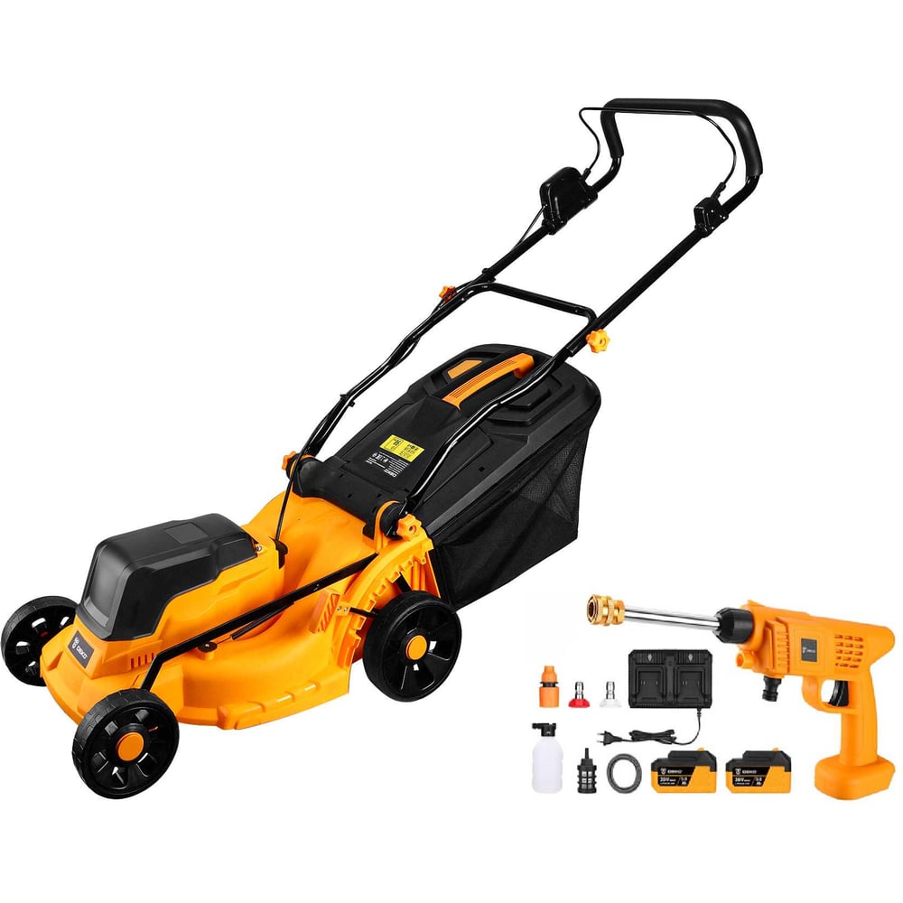 Аккумуляторная бесщеточная газонокосилка DEKO DKLM40V 085-2025