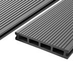 Террасная доска ДПК T-Decks цвет Серый 150x25x4000 мм двусторонняя вельвет/структура древесины 0.6 м²