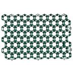 Решётка газонная ERFOLG GP, 40x60x4 см, цвет зелёный